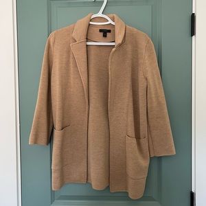 J Crew knit blazer in beige/tan XXS